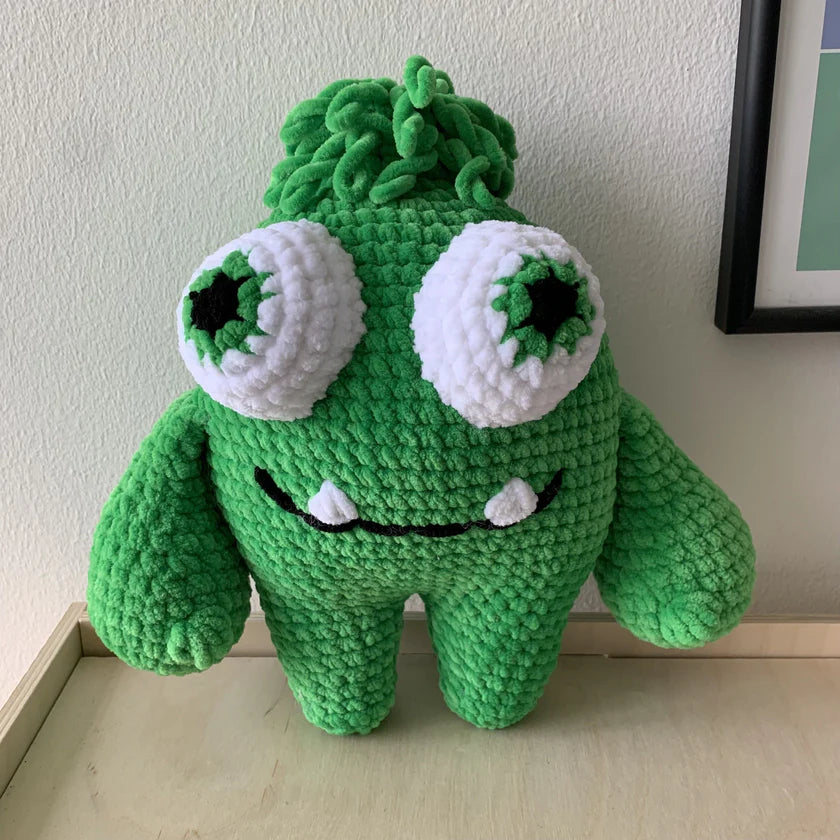 Little Green Monster Buddy Crochet Pattern