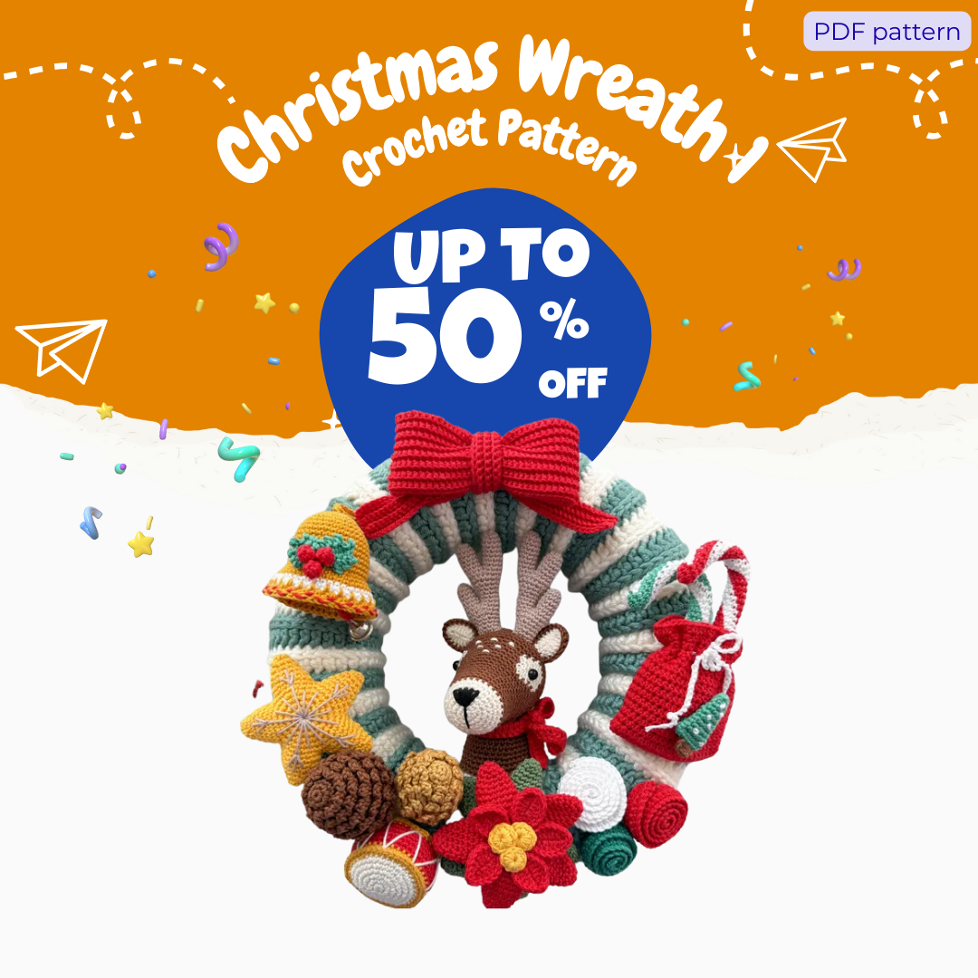 Christmas Wreath 1 Crochet Pattern