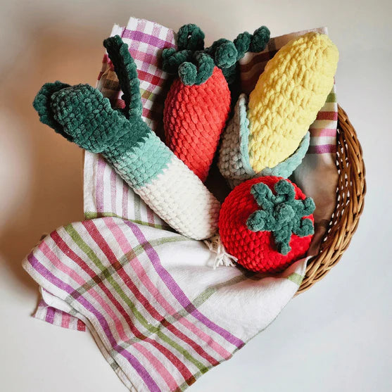 Combo 10-in-1 Tiny Veggies  Crochet Pattern