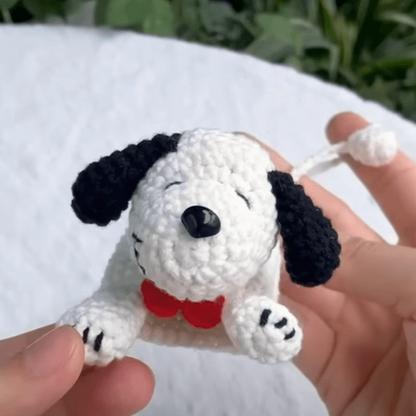 Snoopy Keycover Crochet Pattern