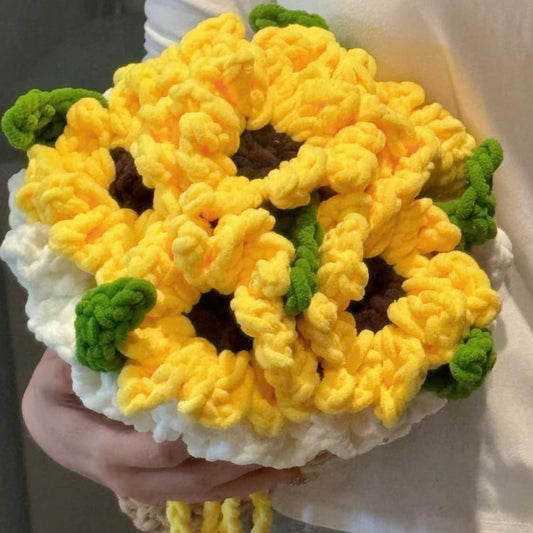Sunflower Chunky Bouquet Crochet Pattern