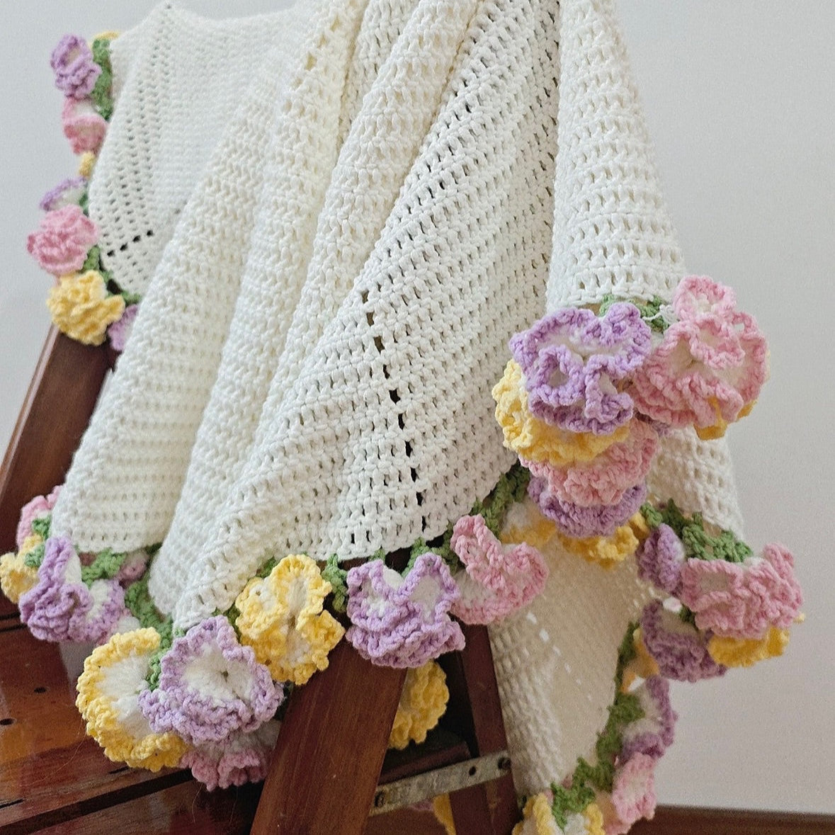 Combo 8 in 1 Flower Bouquet Blanket Crochet Pattern