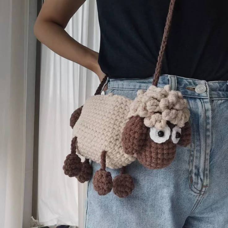 Cute phone bag crochet pattern set