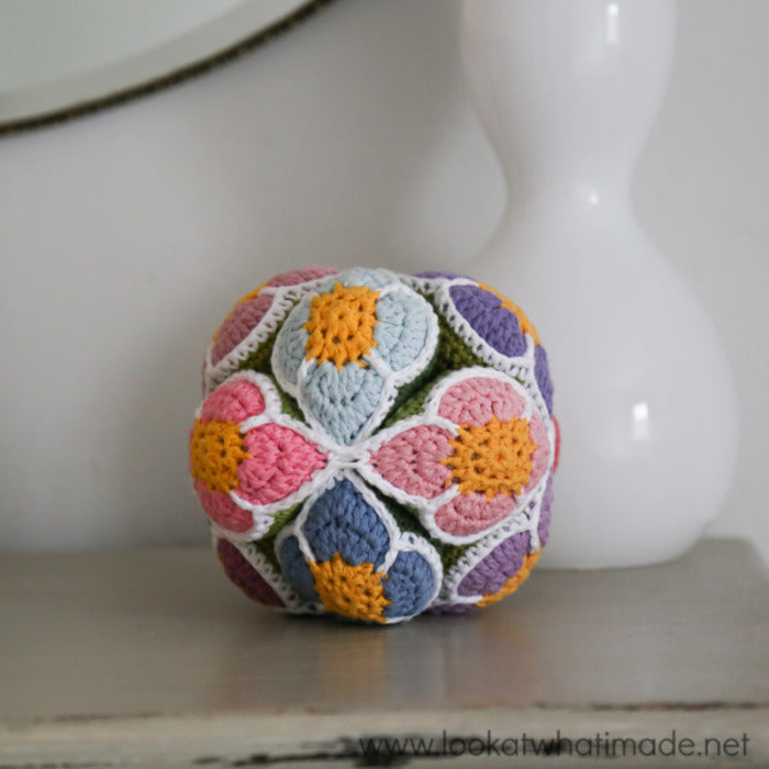 Flower Ball Crochet Pattern
