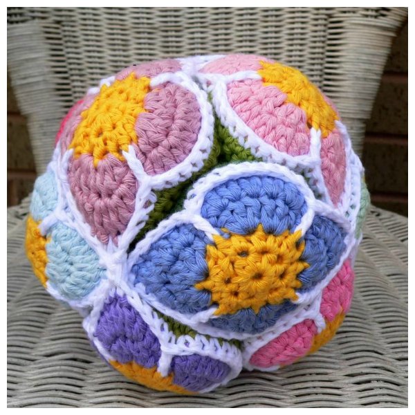 Flower Ball Crochet Pattern