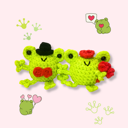 🐸 Frogs in Love Crochet Pattern