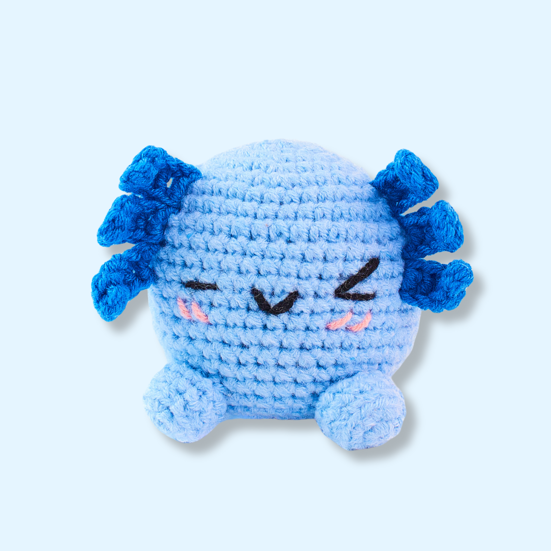 Whimsy Trio: Cat, Mushie & Axolotl Crochet Pattern