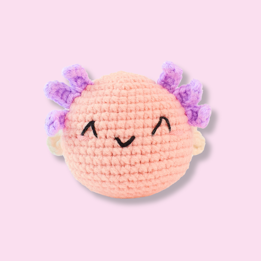 Whimsy Trio: Cat, Mushie & Axolotl Crochet Pattern