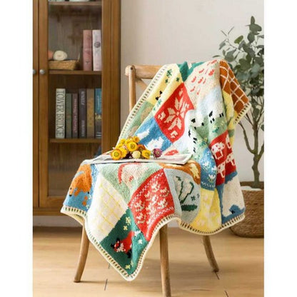 Whispering Forest Blanket Knit Tutorial