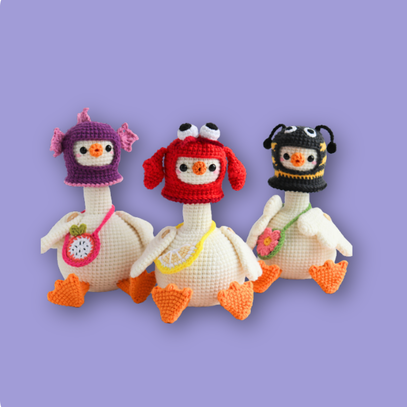 Combo 9 in 1 Baby Goose  Crochet Pattern