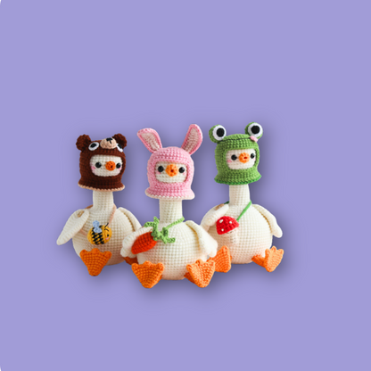 Combo 9 in 1 Baby Goose  Crochet Pattern