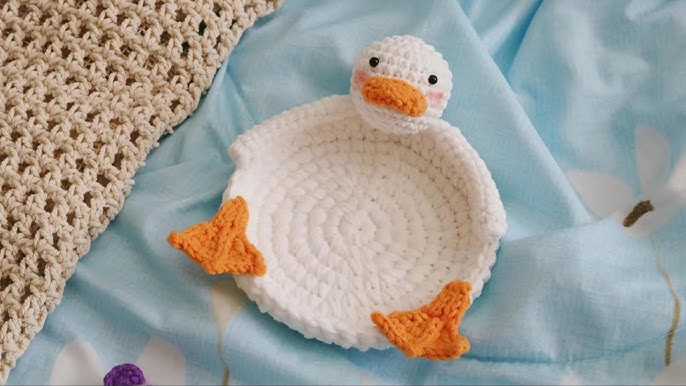 Combo 2 in 1 - Duck Coaster Crochet Pattern