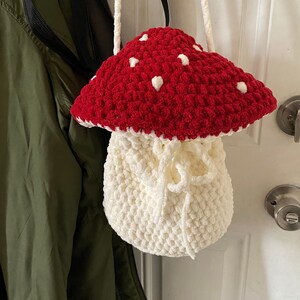Fairycore Toadstool Bag  Crochet Pattern