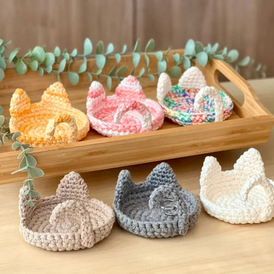 Cat Ring Dish Trinket Crochet Pattern