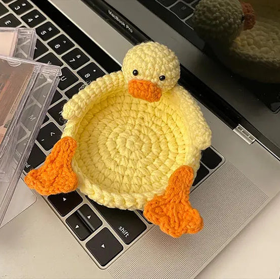 Combo 2 in 1 - Duck Coaster Crochet Pattern