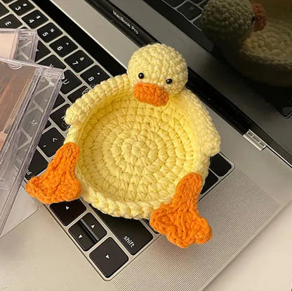 Combo 2 in 1 - Duck Coaster Crochet Pattern