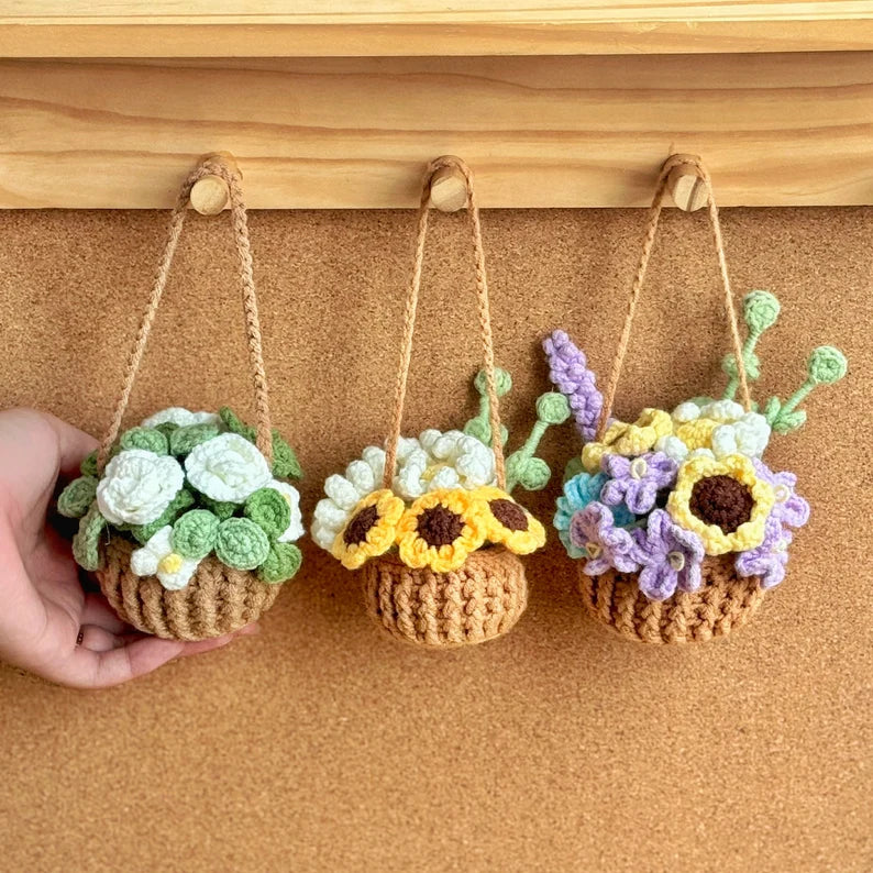 9-in-1 Hanging Garden Crochet Pattern Bundle (PDF)