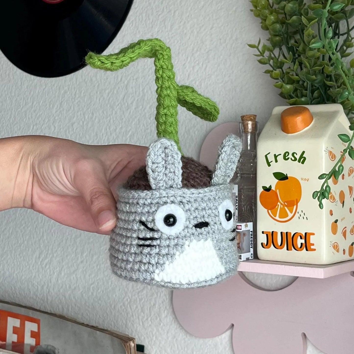 Totoro Flower Pot Crochet Pattern