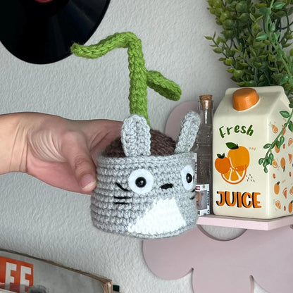 Totoro Flower Pot Crochet Pattern