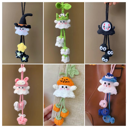 Combo 6 in 1 Halloween Ghost  Crochet Pattern