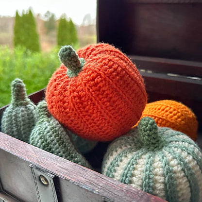 Cozy Harvest Pumpkins Crochet Pattern