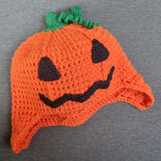 Halloween Pumpkin Hat Crochet Pattern