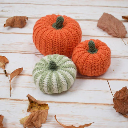 Cozy Harvest Pumpkins Crochet Pattern
