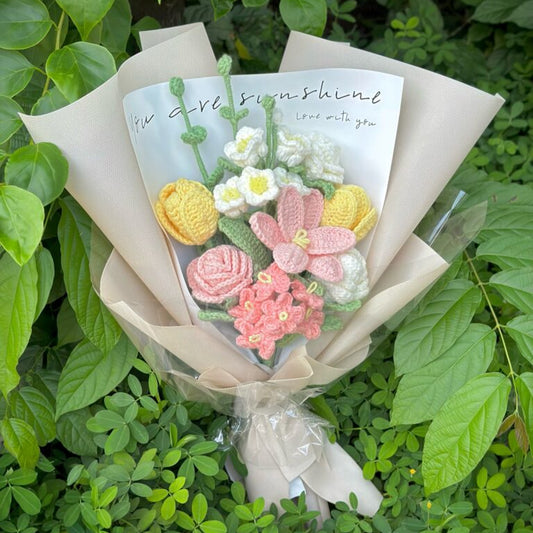 Flowers Bouquet Crochet Pattern