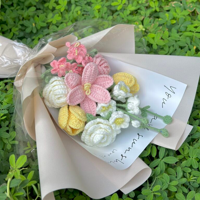 Flowers Bouquet Crochet Pattern