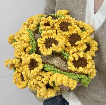 Combo 8 in 1 Flower Bouquet Blanket Crochet Pattern